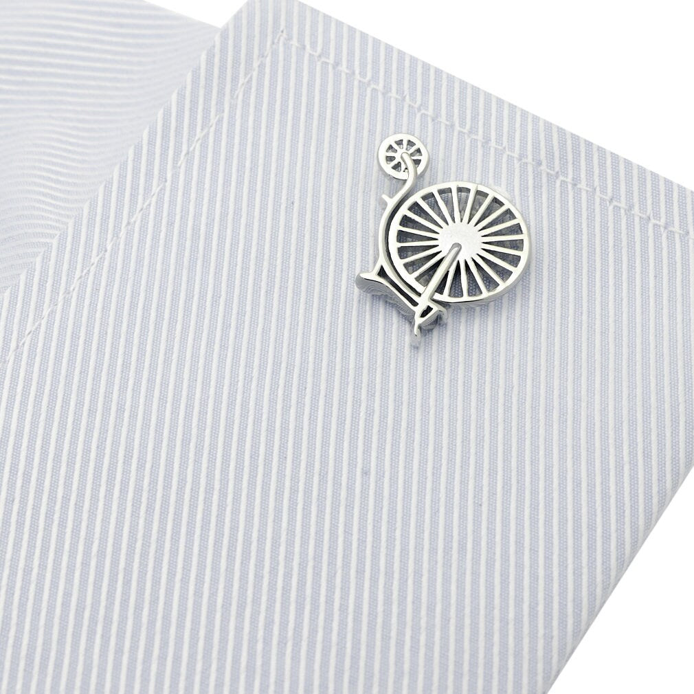 Penny Farthing Bicycle Cufflinks