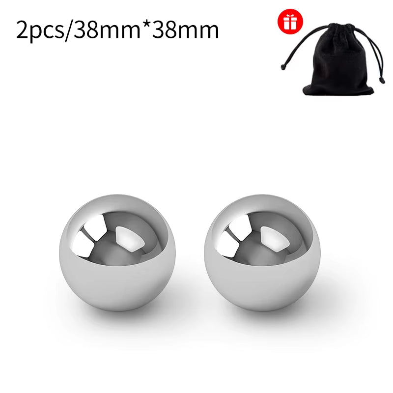 2Pcs Reusable Stainless Steel Ice Cubes Cooling Metal Ice Balls Whiskey Wine Beer Cooler Chilling Stones Bar Tool Accessories