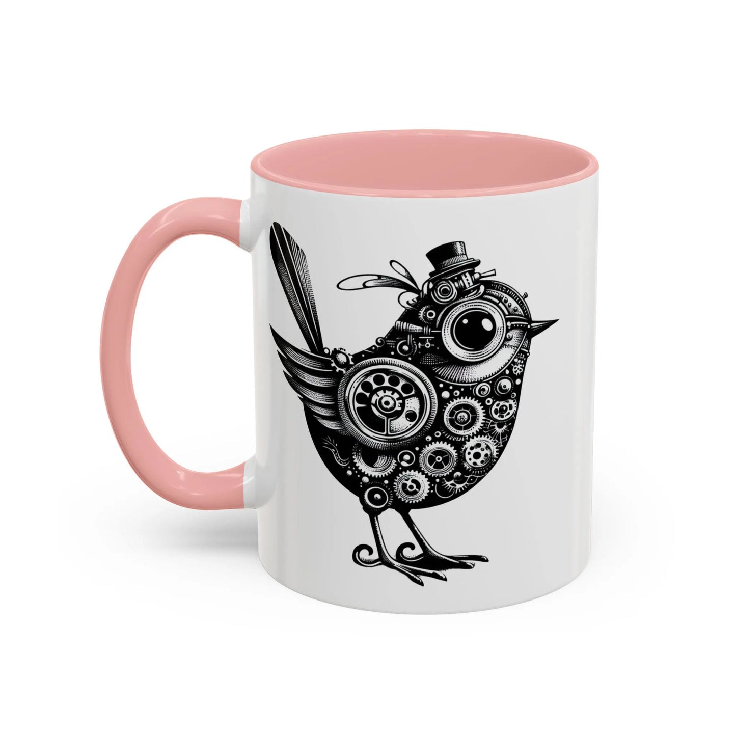 Steampunk Bird Coffee Mug Steampunk Tea Mug Vintage Mug Gift for Friend Mug Bird Mug Animal Lover Mug Quirky Mug Gear Mug for Husband