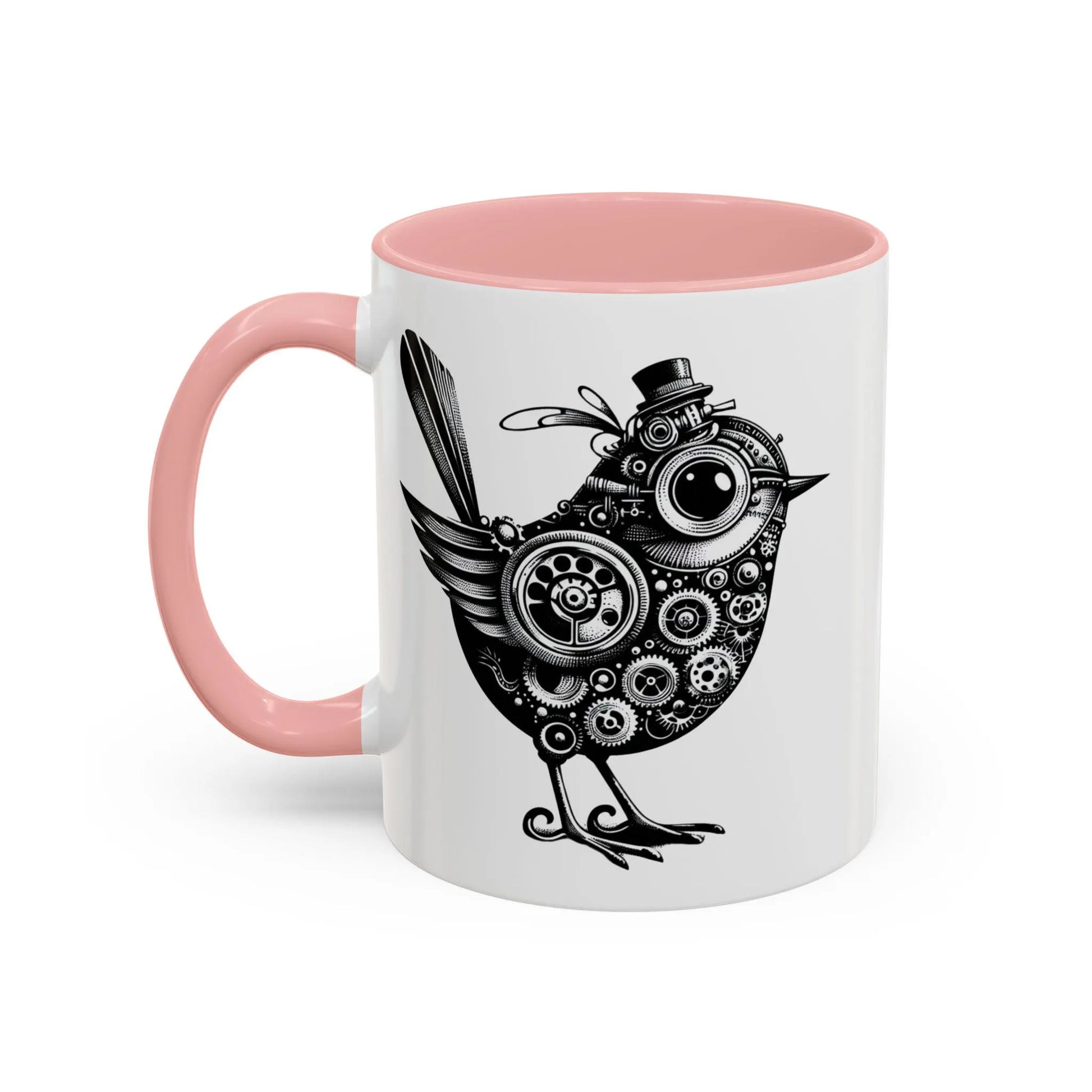 Steampunk Bird Coffee Mug Steampunk Tea Mug Vintage Mug Gift for Friend Mug Bird Mug Animal Lover Mug Quirky Mug Gear Mug for Husband