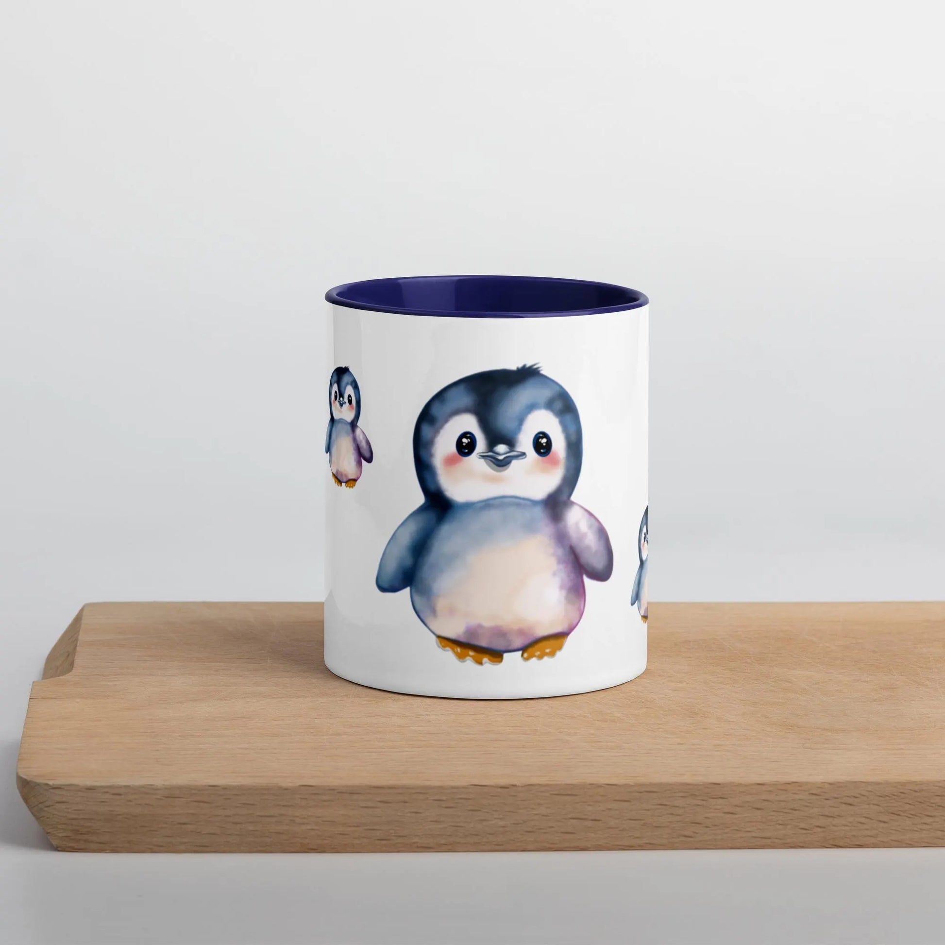 11Oz Ceramic Mug – Adorable Penguin Illustration, Dishwasher & Microwave Safe