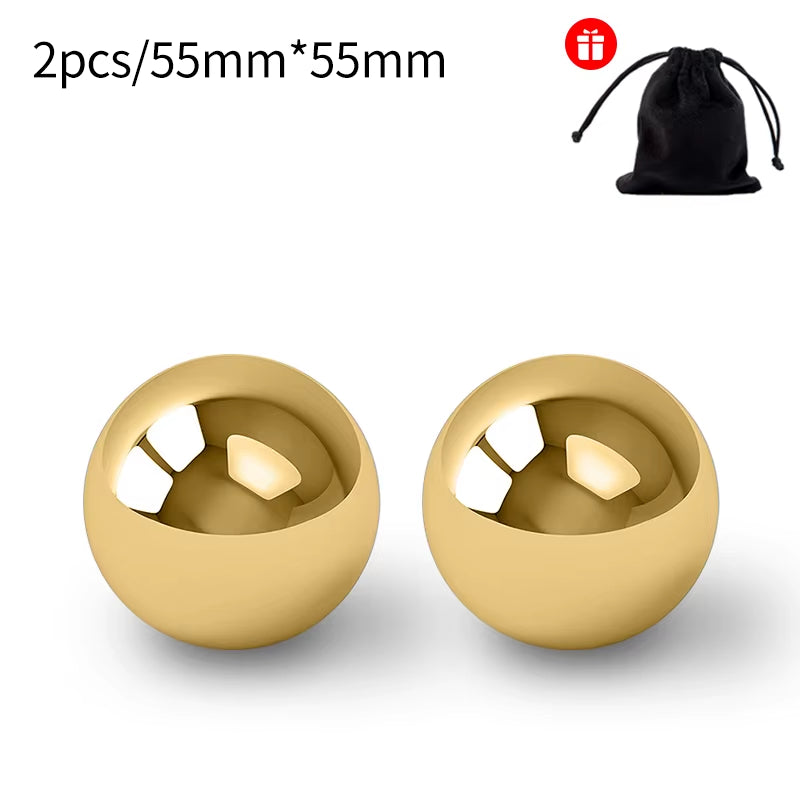 2Pcs Reusable Stainless Steel Ice Cubes Cooling Metal Ice Balls Whiskey Wine Beer Cooler Chilling Stones Bar Tool Accessories