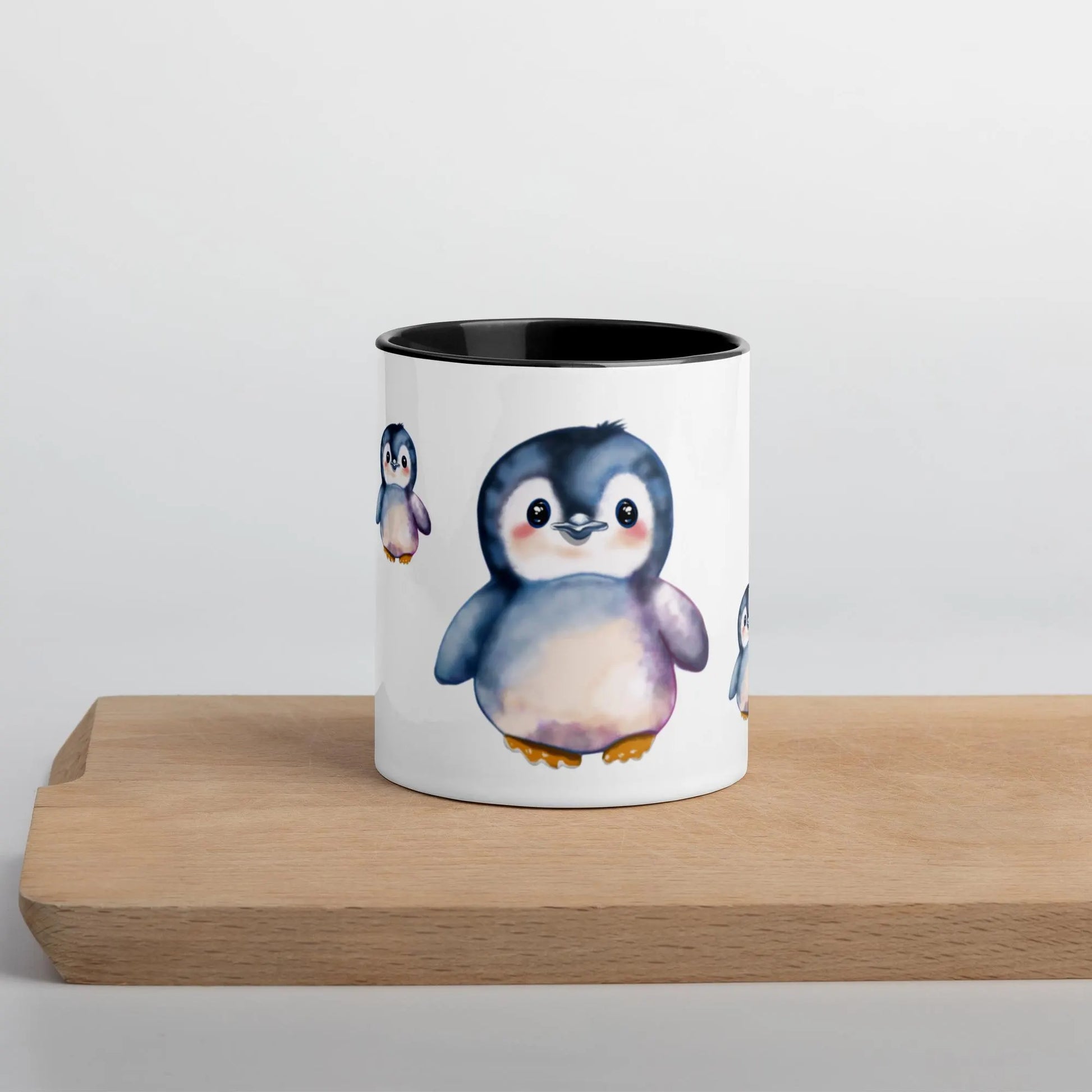 11Oz Ceramic Mug – Adorable Penguin Illustration, Dishwasher & Microwave Safe