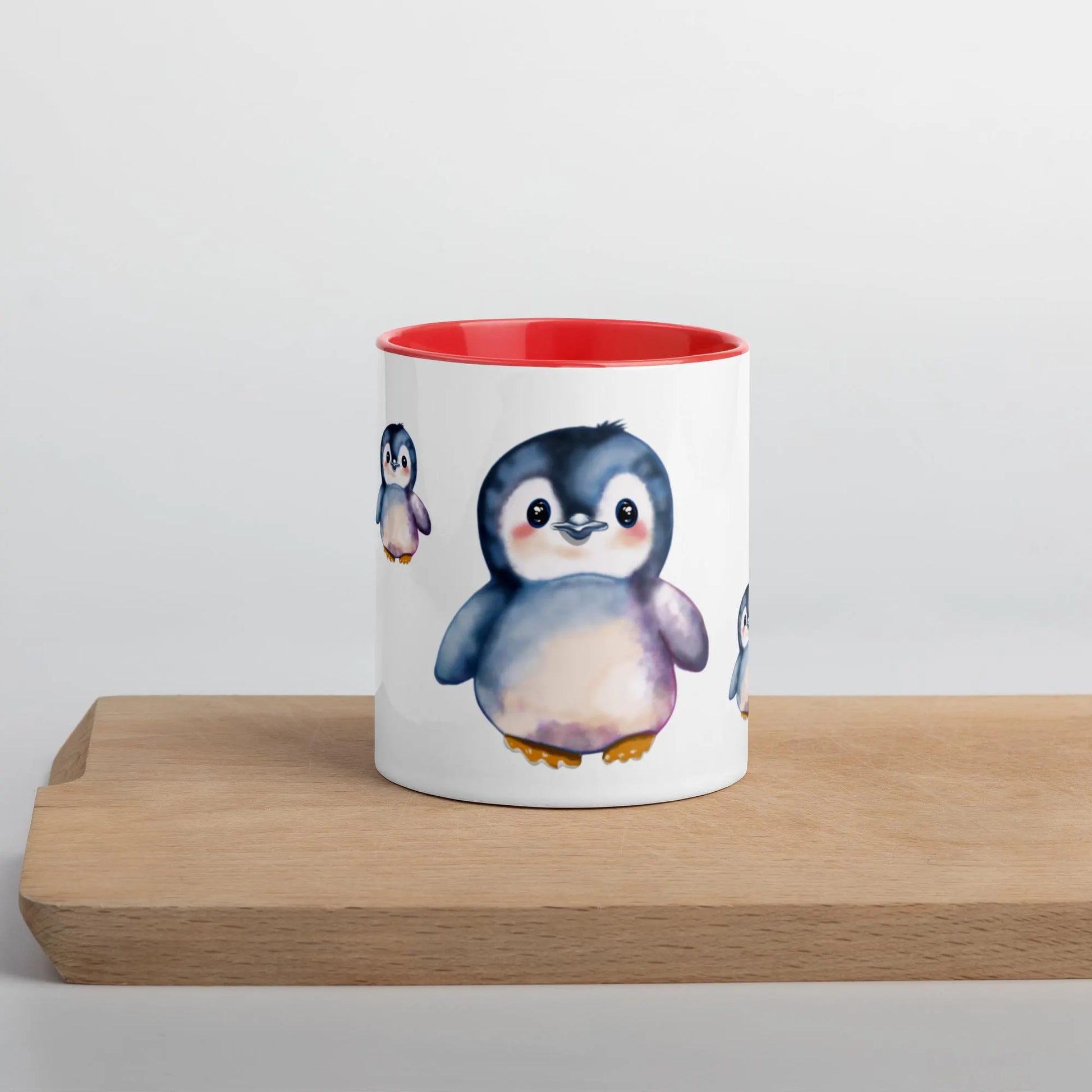 11Oz Ceramic Mug – Adorable Penguin Illustration, Dishwasher & Microwave Safe